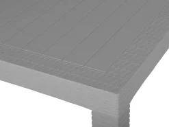 Ulkokalusteet<Beliani Puutarhapoytaryhma Vaaleanharmaa 4 Tuolia Fossano