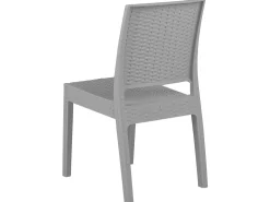 Ulkokalusteet<Beliani Puutarhapoytaryhma Vaaleanharmaa 4 Tuolia Fossano