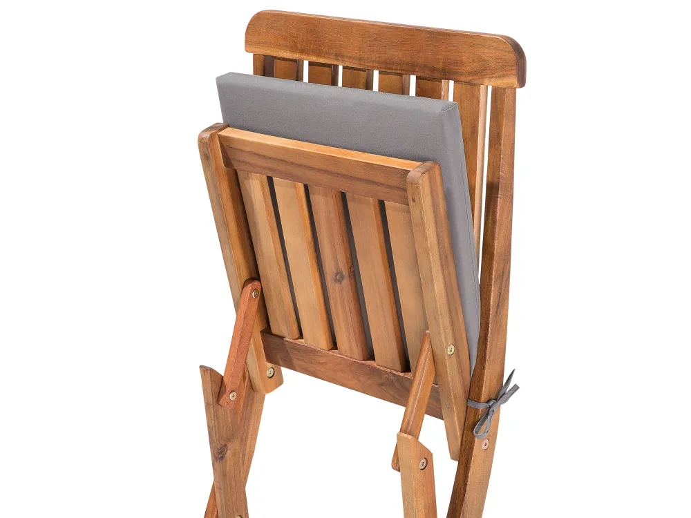 Ulkokalusteet<Beliani Puutarhapoytasetti Poyta Ja 6 Tuolia Cento