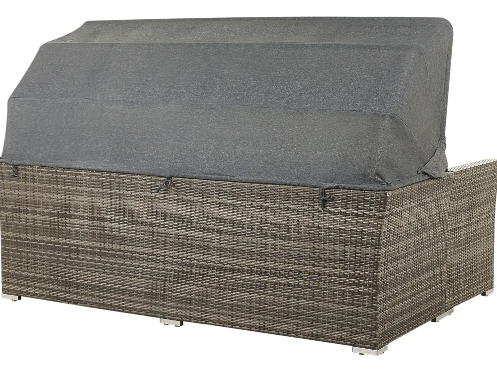 Ulkokalusteet<Beliani Puutarharyhma 6-Istuttava Harmaa Corte