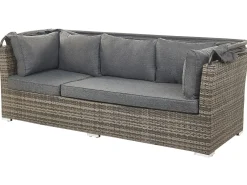 Ulkokalusteet<Beliani Puutarharyhma 6-Istuttava Harmaa Corte