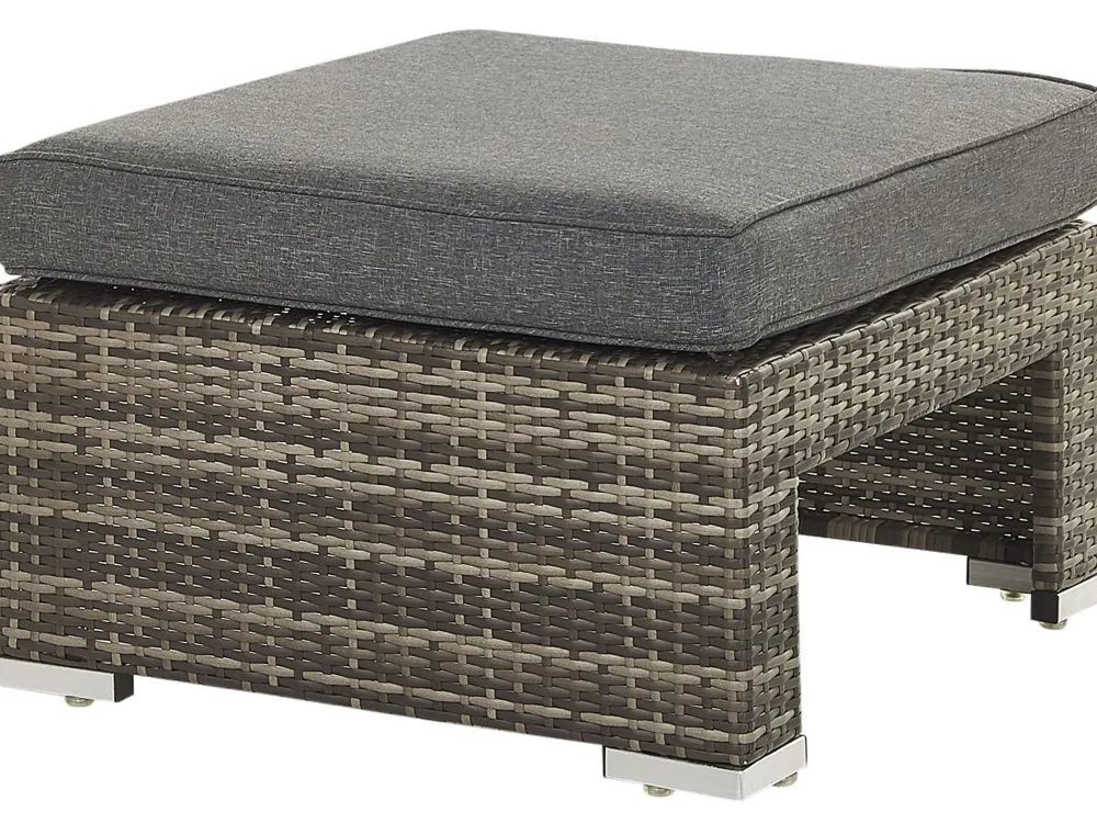 Ulkokalusteet<Beliani Puutarharyhma 6-Istuttava Harmaa Corte