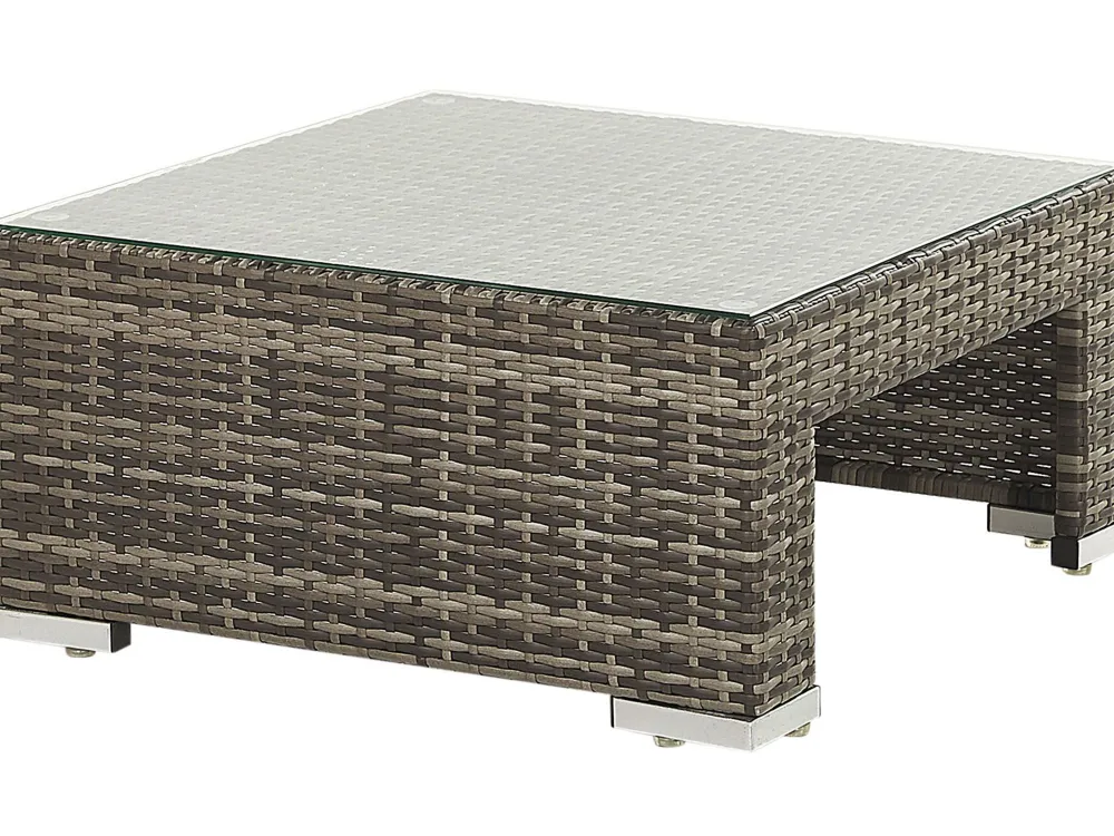 Ulkokalusteet<Beliani Puutarharyhma 6-Istuttava Harmaa Corte