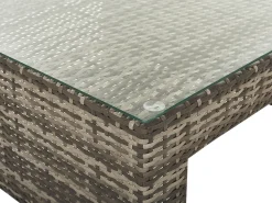 Ulkokalusteet<Beliani Puutarharyhma 6-Istuttava Harmaa Corte