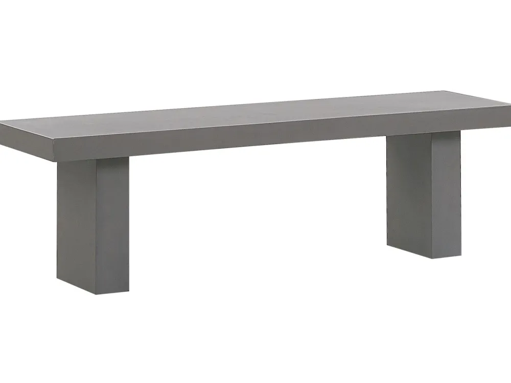 Ulkokalusteet<Beliani Puutarhasetti Betoni 2 Penkkia 2 Jakkaraa Taranto