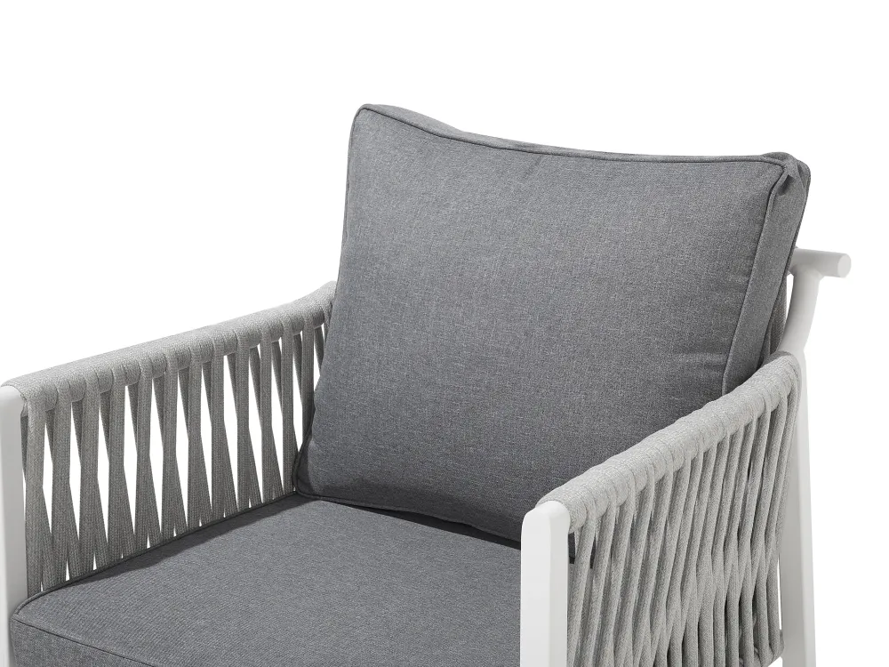 Ulkokalusteet<Beliani Puutarhasohvaryhma Harmaa Latina