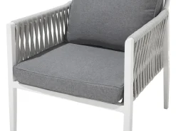 Ulkokalusteet<Beliani Puutarhasohvaryhma Harmaa Latina