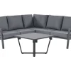 Ulkokalusteet<Beliani Puutarhasohvasetti 5-Istuttava Tummanharmaa Vizzini