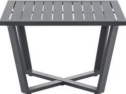 Ulkokalusteet<Beliani Puutarhasohvasetti 5-Istuttava Tummanharmaa Vizzini