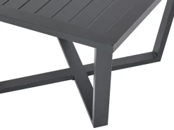 Ulkokalusteet<Beliani Puutarhasohvasetti 5-Istuttava Tummanharmaa Vizzini