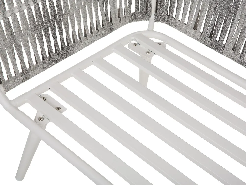 Ulkokalusteet<Beliani Puutarhasohvasetti Luonnonvalkoinen Ragusa