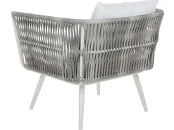 Ulkokalusteet<Beliani Puutarhasohvasetti Luonnonvalkoinen Ragusa