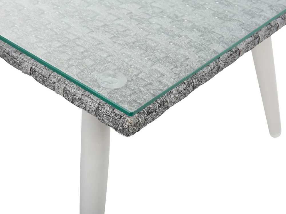 Ulkokalusteet<Beliani Puutarhasohvasetti Luonnonvalkoinen Ragusa