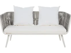 Ulkokalusteet<Beliani Puutarhasohvasetti Luonnonvalkoinen Ragusa