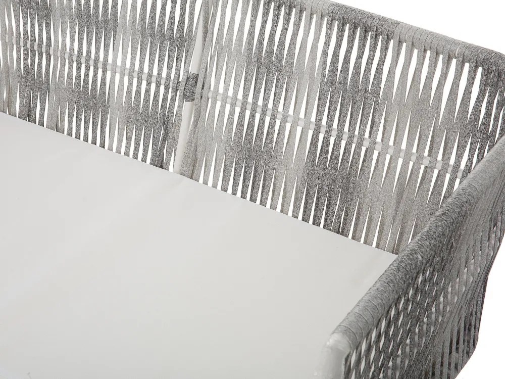 Ulkokalusteet<Beliani Puutarhasohvasetti Luonnonvalkoinen Ragusa