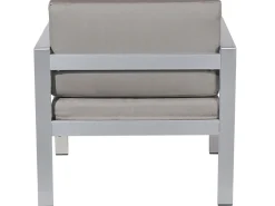 Best Sale Beliani Puutarhasohvasetti Tummanharmaa Salerno