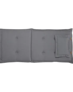 New Beliani Puutarhatuoli 2 Kpl, Harmailla Tyynyilla Maui