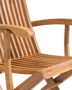 Ulkokalusteet<Beliani Puutarhatuoli 2 Kpl Puinen Maui