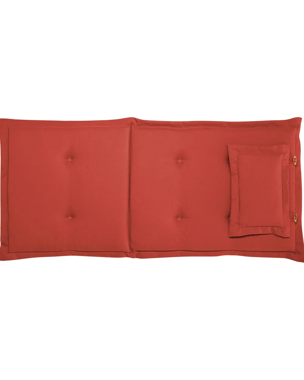 Ulkokalusteet<Beliani Puutarhatuoli 2 Kpl Punainen Paallinen Maui