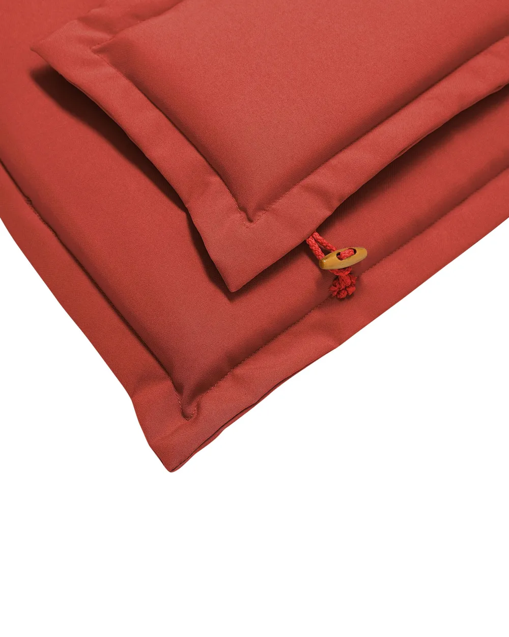 Ulkokalusteet<Beliani Puutarhatuoli 2 Kpl Punainen Paallinen Maui