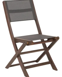 Ulkokalusteet<Beliani Puutarhatuoli Akaasia Tumma Puu 2 Kpl Cesana