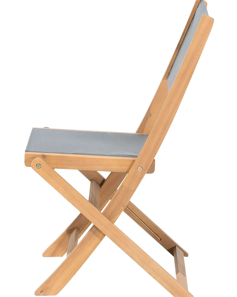 New Beliani Puutarhatuoli Akaasia Vaalea Puu 2 Kpl Cesana