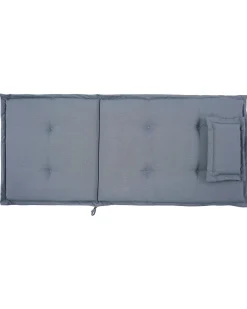 Ulkokalusteet<Beliani Puutarhatuoli Akasiapuu Tumma Puu/Sininen 6 Kpl Toscana