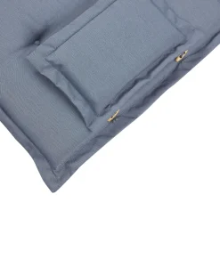 Ulkokalusteet<Beliani Puutarhatuoli Akasiapuu Tumma Puu/Sininen 6 Kpl Toscana