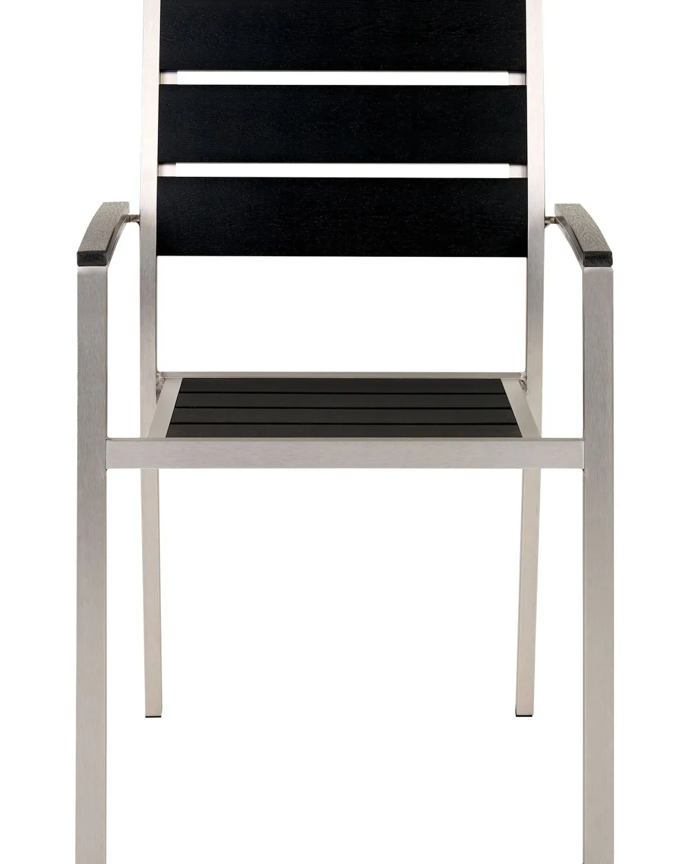 Discount Beliani Puutarhatuoli Alumiini Musta 6 Kpl Vernio