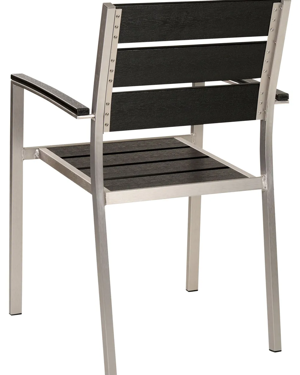 Discount Beliani Puutarhatuoli Alumiini Musta 6 Kpl Vernio