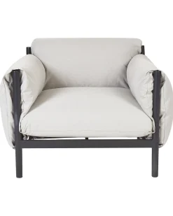 Fashion Beliani Puutarhatuoli Alumiini Vaaleanharmaa