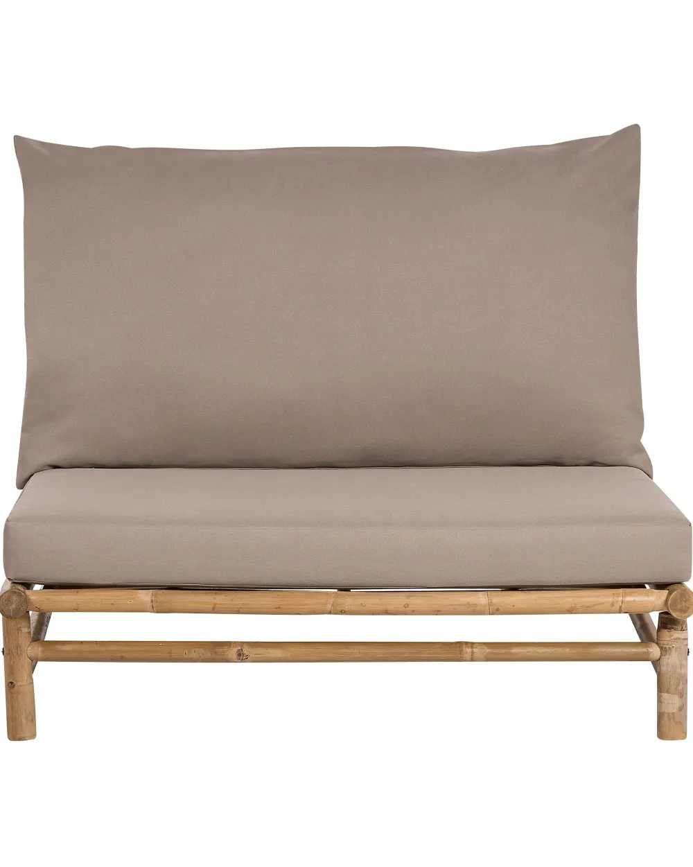 Ulkokalusteet<Beliani Puutarhatuoli Bambu Vaalea Puu/Ruskeanharmaa Todi