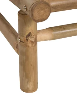 Cheap Beliani Puutarhatuoli Bambu Vaalea Puu/Ruskeanharmaa 2 Kpl Todi