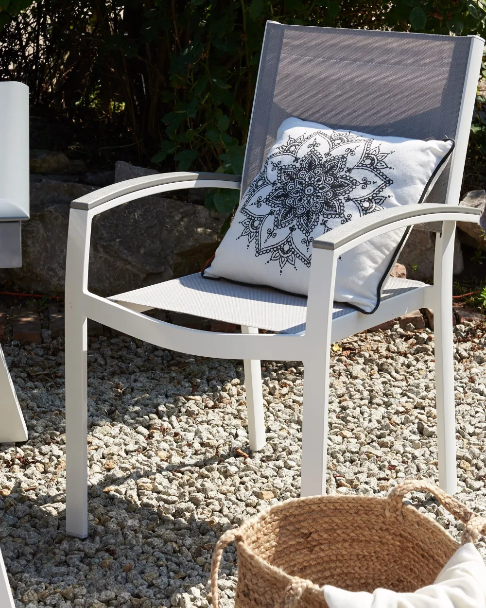 Ulkokalusteet<Beliani Puutarhatuoli Harmaa 4Kpl Pereta