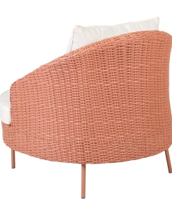 Ulkokalusteet<Beliani Puutarhatuoli Ja Rahi Polyrottinki Persikka Arcille