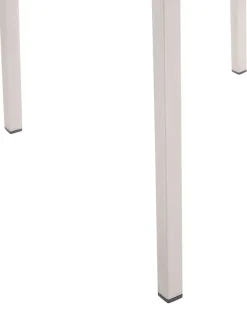 Store Beliani Puutarhatuoli Kangas Musta 4 Kpl Grosseto