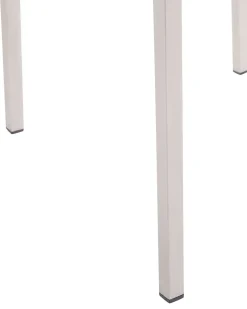 Hot Beliani Puutarhatuoli Kangas Valkoinen 6 Kpl Grosseto