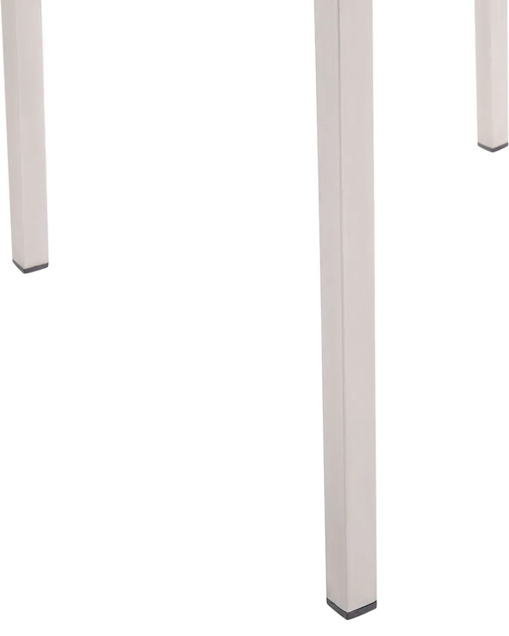 Tuolit<Beliani Puutarhatuoli Kangas Valkoinen 4 Kpl Grosseto