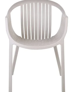 Outlet Beliani Puutarhatuoli Muovi Beige 4 Kpl Napoli