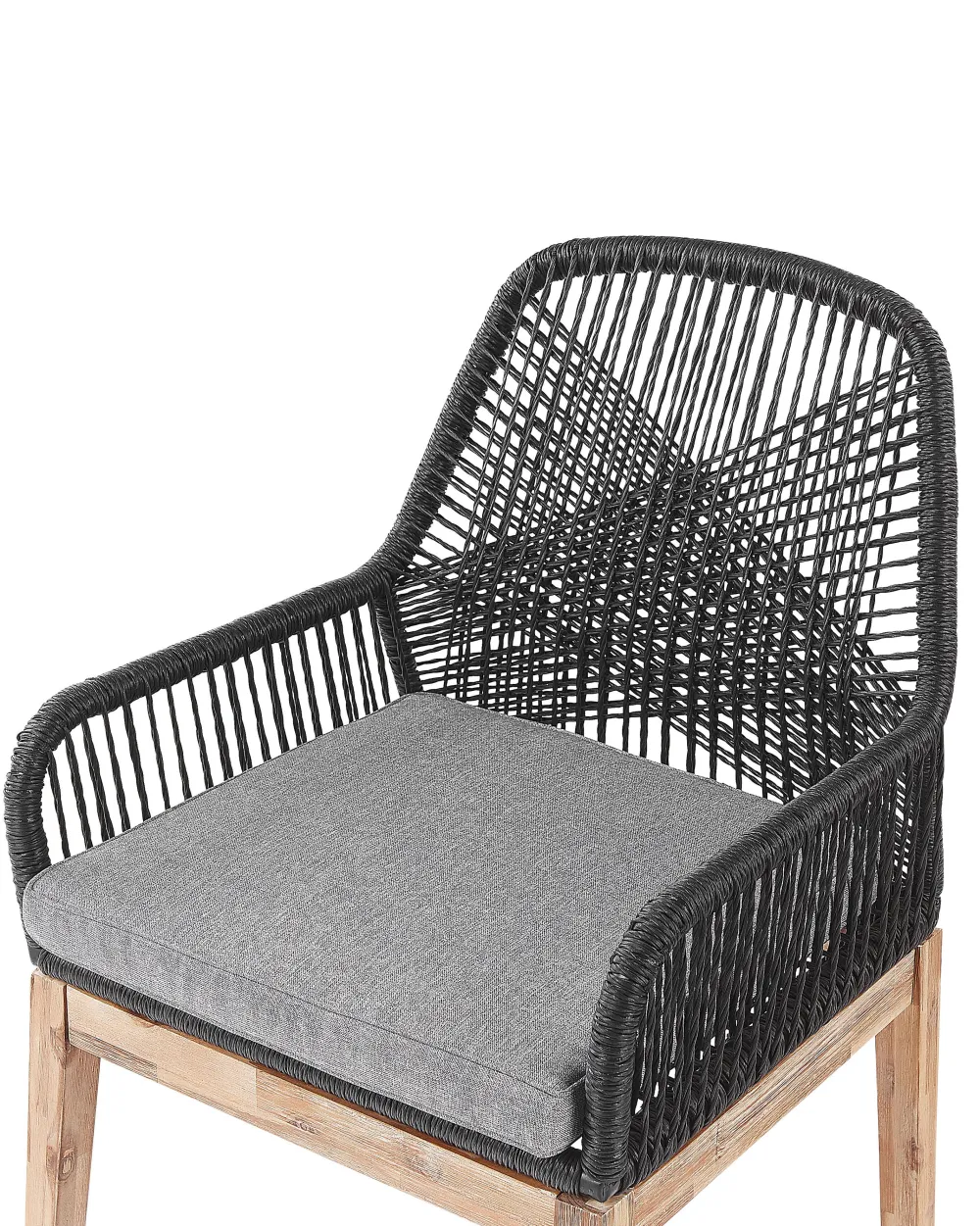 New Beliani Puutarhatuoli Musta 2 Kpl Olbia