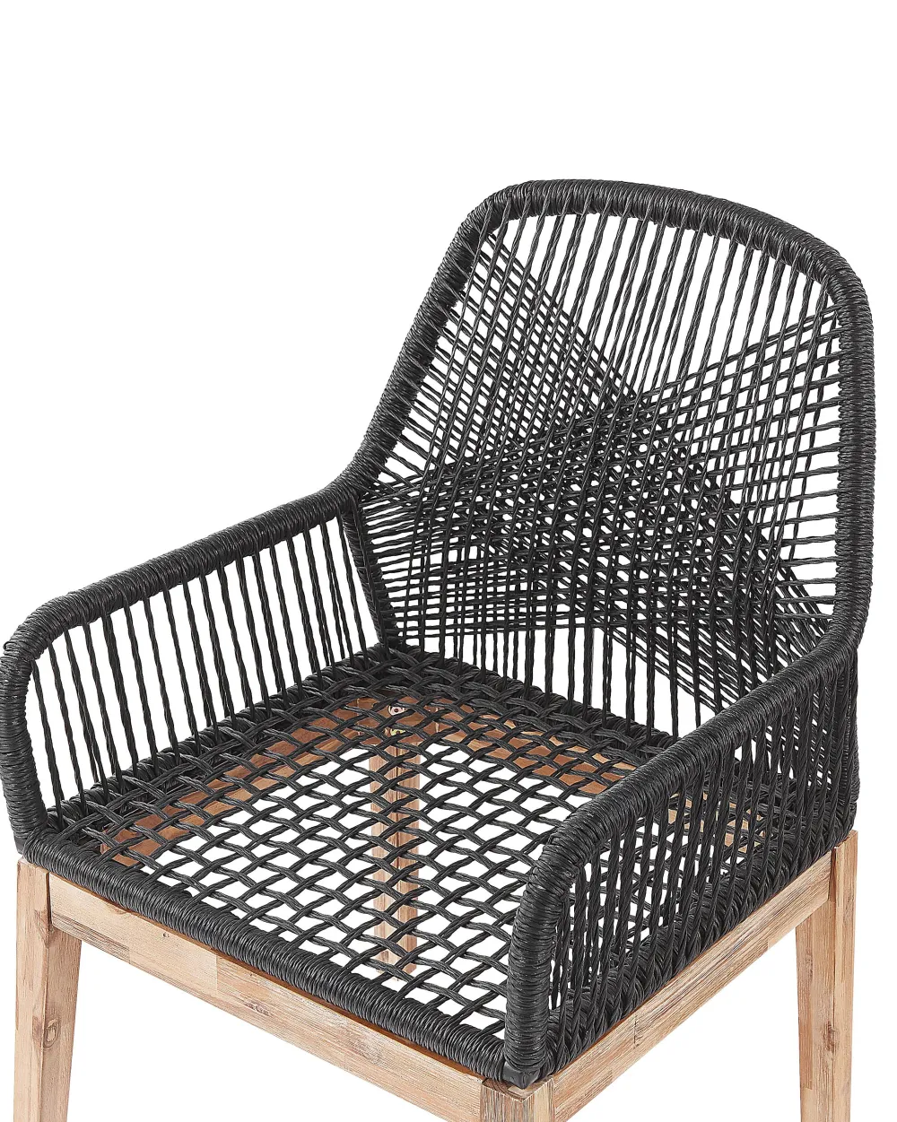 New Beliani Puutarhatuoli Musta 2 Kpl Olbia