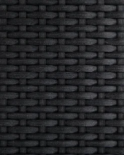 Store Beliani Puutarhatuoli Polyrottinki Musta 2 Kpl Grosseto