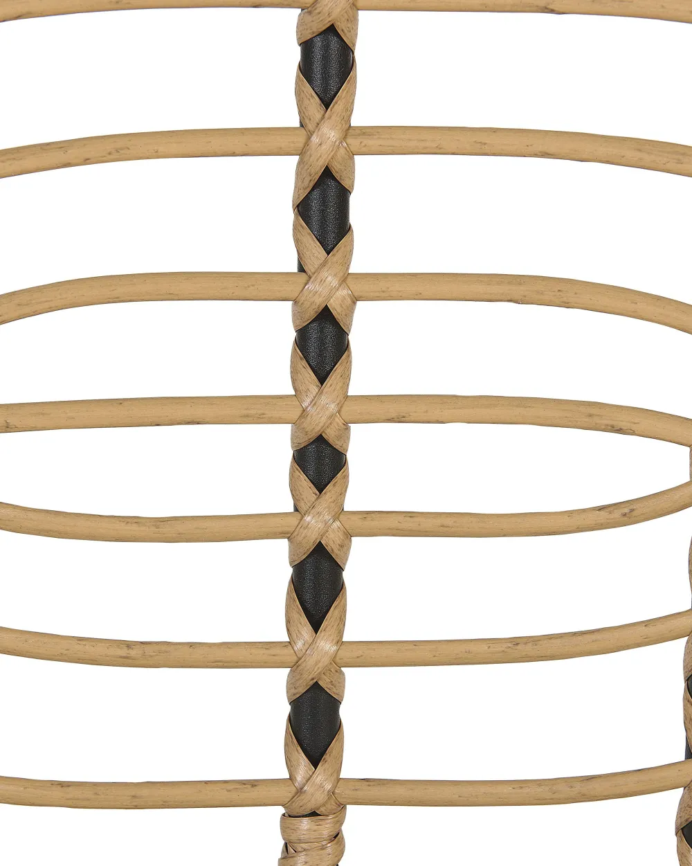 Ulkokalusteet<Beliani Puutarhatuoli Polyrottinki Luonnonvari/Harmaa 4 Kpl Pratello