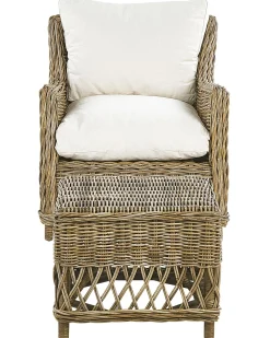 Tuolit<Beliani Puutarhatuoli Rahilla Rottinki Luonnonvari Ribolla