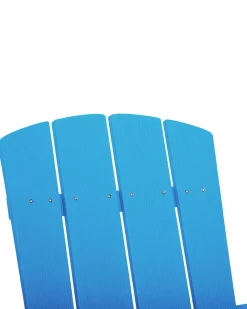 Ulkokalusteet<Beliani Puutarhatuoli Rahilla Sininen Adirondack