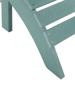 Best Sale Beliani Puutarhatuoli Rahilla Turkoosi Adirondack