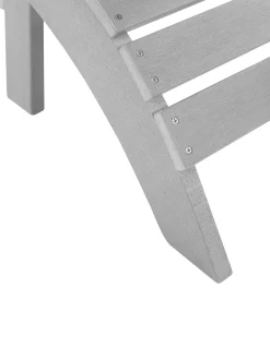 Ulkokalusteet<Beliani Puutarhatuoli Rahilla Vaaleanharmaa Adirondack