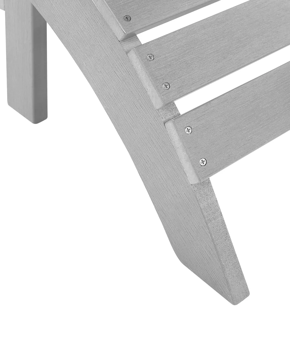 Ulkokalusteet<Beliani Puutarhatuoli Rahilla Vaaleanharmaa Adirondack