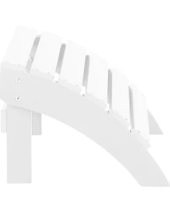 Clearance Beliani Puutarhatuoli Rahilla Valkoinen Adirondack