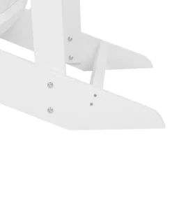 Clearance Beliani Puutarhatuoli Rahilla Valkoinen Adirondack